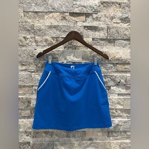 FootJoy Blue Golf Skort with White Trim